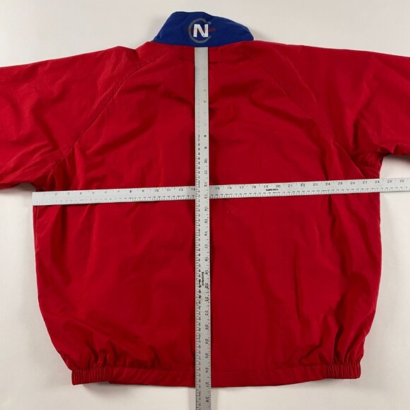 Vintage Nautica Competition Jacket Men's XL Windbreaker Sailing Spell Out Nylon - Picture 11 of 13